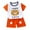 Orange, variant on Girls' Sleepwear Agkizg 2-Piece Girls' Pajama Sets,Kids Nightwear Loungewear Clothes Set,Toddler Kids Baby Boys Girls Fashion Cute Short Sleeve Puppy Print Casual Suit