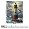 thumbnail image 4 of ARISTURING  Blanket Lighthouse Bird Soft Throw Blanket for Gifts Sofa Bed, 4 of 6