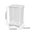 thumbnail image 2 of Mini Desktop Fish Tank - 2 Styles (Individual/Ambient Light) - Rectangular with Top Feeding Hole & Built-in Bottom Light, 2 of 3