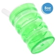 thumbnail image 4 of Rehabilitation Advantage Long Spout Feeding Sippy Cup, Spill Resistant, Dishwasher and Microwave Safe, with 1.5 inch Spout, 8 oz, Unisex, Green, 4 of 5