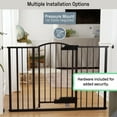 thumbnail image 2 of Summer by Ingenuity The Thruway 52W Series with Glide Open Baby & Pet Safety Gate - Espresso, 2 of 7