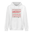 thumbnail image 4 of Men Women Fleece Lined Christmas Tree Snowman Reindeer Sweatshirt Crewneck Long Sleeve Pullover Top Casual Fall Clothes  Workout Shirt, 4 of 8