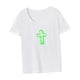 thumbnail image 5 of Camiseta para mujer, ropa deportiva de verano, camisa con cuello redondo para caminar, regalo para mujer, 5 of 7