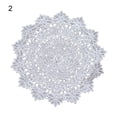 thumbnail image 2 of Vnanda Handmade Crochet Lace Doilies Vintage Round Placemats Snowflake Coasters Mini Doilies Table Placemats Doilies for Table Kitchen Wedding Decoration, Varied Sizes, 2 of 2