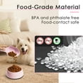 thumbnail image 6 of Dog Food Scoop-Melamine Pet Food Measuring Cup - 1 Cup 1/2 Cup 1/4 Cup Dog Cat Bird and Rabbit Food Feeding Scoop Dishwasher Safe - Pink, 6 of 6