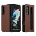thumbnail image 7 of For Samsung Galaxy Z Fold 3 5G Flip Leather Removable 2 in 1 Wallet With Pen Holder Case,Brown, 7 of 7