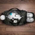 thumbnail image 3 of Bolsa de gimnasio Fitgriff con compartimento para calzado y artículos húmedos, color verde militar, 3 of 6