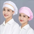 thumbnail image 4 of Canteen Catering Cook Accessories Smoke-proof Dust Hotel Restaurants Work Wear Breathable Chef Hat Cooking Hygienic Cap Work Hat Hair Nets Cap 5, 4 of 8