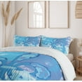 thumbnail image 6 of Ambesonne Blue Duvet Cover Sets, France Fleur de Lis, 2-King, Blue, 6 of 7