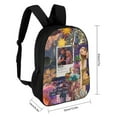 thumbnail image 2 of 17 Inch Classic Shoulder Bag, Tangled Backpack Travel Knapsack Lightweight Daypack Outdoor, 2 of 8