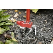 Garden Weasel Claw Pro To Cultivate, Loosen, Aerate, Weed, No Bending, Red
