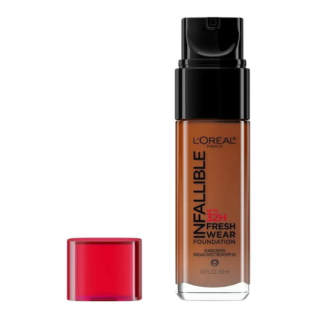 Base de maquillaje L'Oreal Paris Infallible hasta 32 horas, 30 ml, 525, color dorado intenso