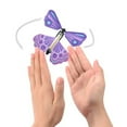 thumbnail image 4 of Yttmshdga Clearance! 5 Pcs Butterfly Wind Up Flying Butterfly Cards Insert Fly Toys Rubber Butterflies Toys For Explosion Box Colorful Bookmark, 4 of 6