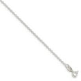 thumbnail image 6 of Sterling Silver 1.45mm Cable Chain Necklace Size 20, 6 of 6