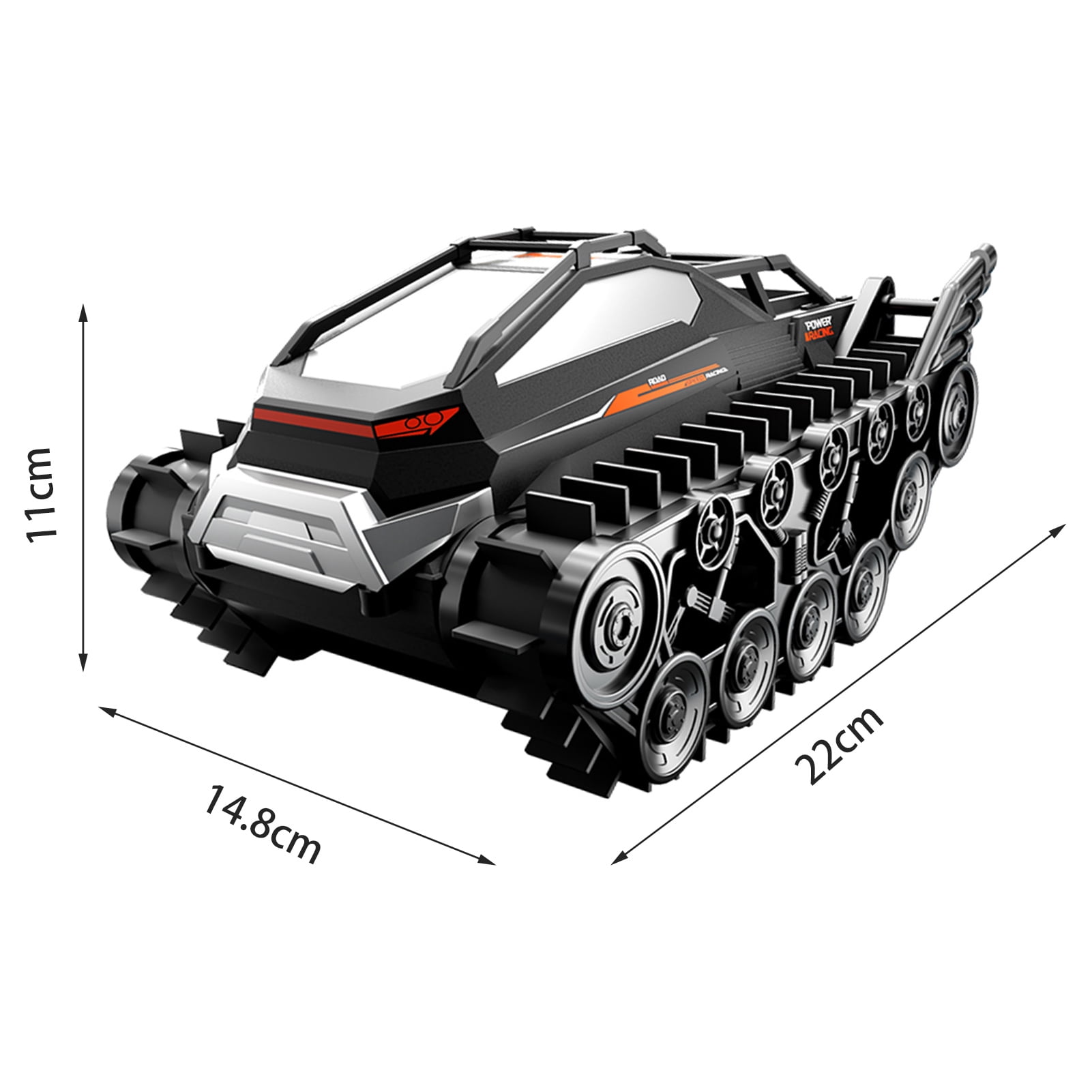 Amphibious 2.4GHz Remote Control Tank Waterproof All Terrain