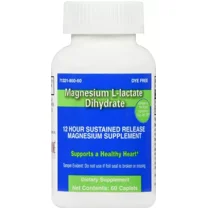 Brandywine Magnesium L-lactate Dihydrate 84mg Caplet, 60 Ct