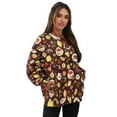 thumbnail image 7 of SCRAWLGOD Chocolate Daisy Floral Lemon Brown Pullovers for Women with Pockets Long Sleeve Crewneck Sweatshirts Fall Casual Cozy Clothes Lightweight Stylish Tops for Work Sport, L, 7 of 7