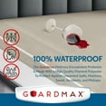 thumbnail image 4 of Guardmax Jersey Knitted Queen Zippered Mattress Encasement - Waterproof & Bed Bug Proof Mattress Protector - Comfortable, Soft, and Noiseless Zippered Bedding - Dust Mite Proof (60 x 80 x 12), 4 of 7