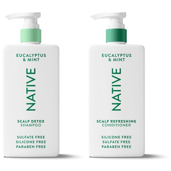 Native Scalp Eucalyptus & Mint Shampoo and Conditioner Regimen