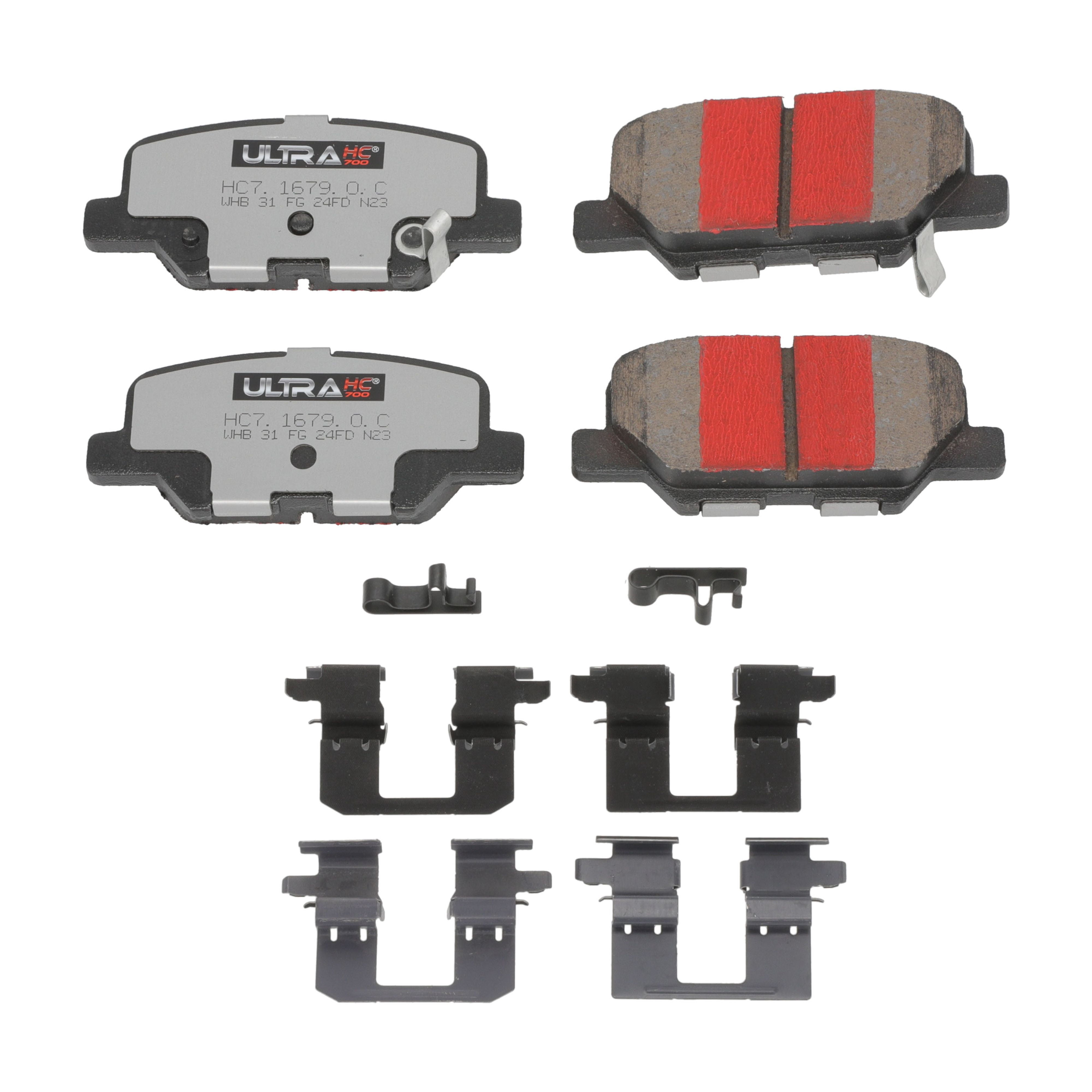 UltraHC 700 Brake Pad Set, Rear HC7.1679.0.C, Mitsubishi Outlander 2020-2013