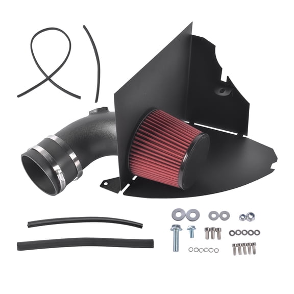 GELUOXI 4" Cold Air Intake System Kit with Red Filter for BMW 2019 M340i G20 G21, 2020 M440i G22 G23, 2022 M240i G42