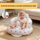 thumbnail image 2 of Asiento Inflable para Niños, Respaldo Inflable Sofá Plegable, Sillas de Baño, Bomba De Aire Incorporada, para Que los Niños Jueguen, Coman, Se Bañen,Hogar,Viaje(Fresa), 2 of 3