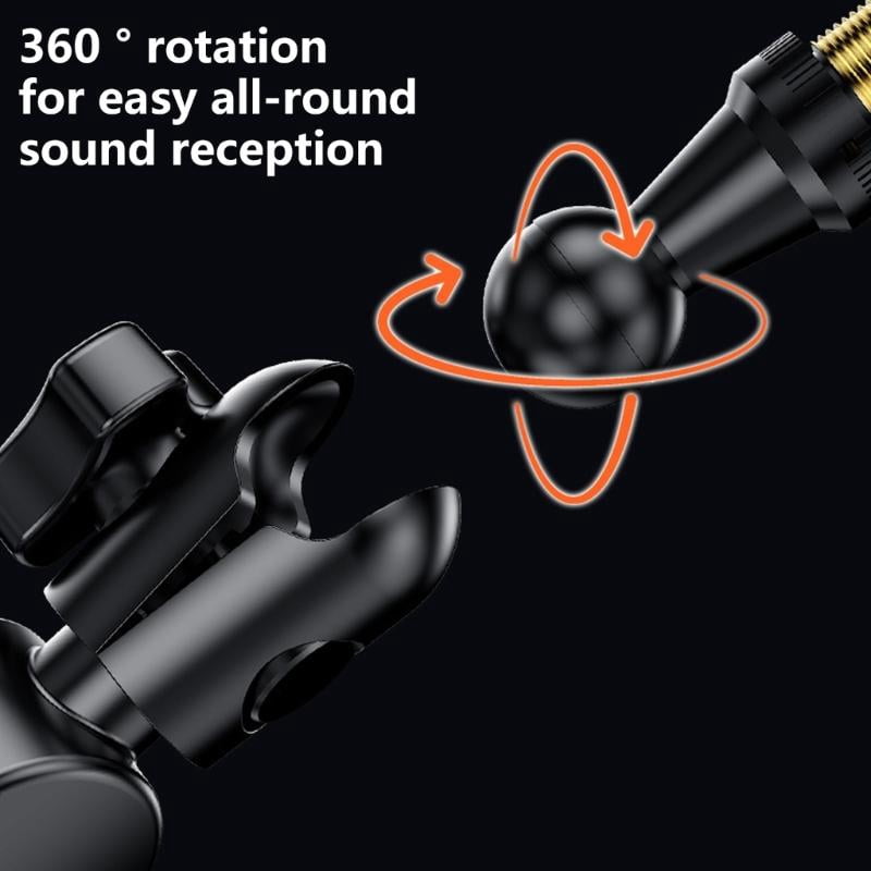 CEORPER Functional Metal Mic Boom Arm Stand Holder With Hide Cable Routing Systems