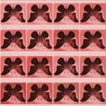 thumbnail image 1 of Ahgly Company Machine Washable Indoor Square Transitional Light Coral Pink Area Rugs, 5' Square, 1 of 7