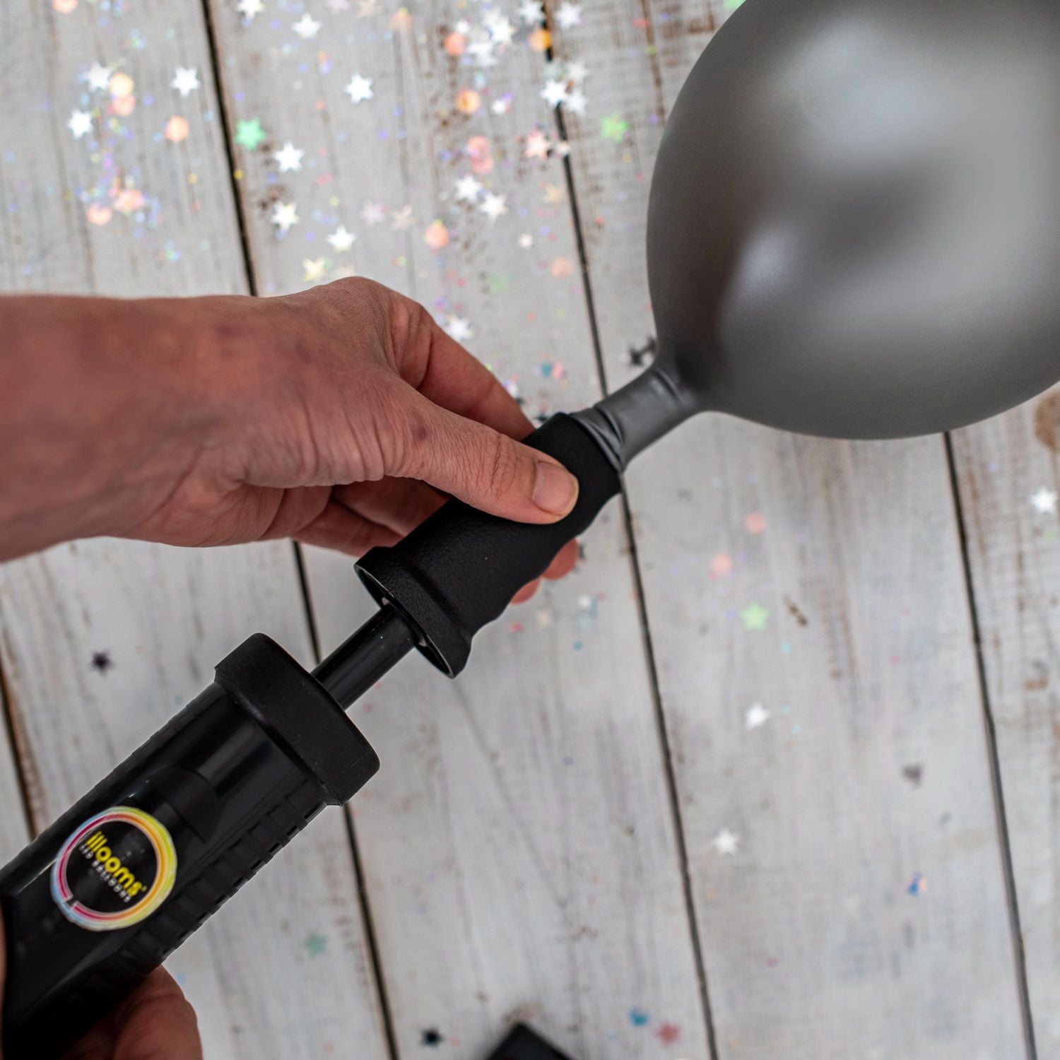 illooms Light Up LED Gold, Silver & White Balloons 50PK