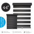 thumbnail image 2 of Hauz 4484BLKCD - 44 '' X 84 '' Alternate Blinds Window Shade, Cordless, Black, 2 of 3