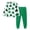 H, variant on Auroural girls clothes sets 14-16 St. Patrick's Day Printed Long Sleeved Shirt And Pants Set For Boys And Girls