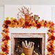 thumbnail image 1 of Oioii Fall Leaf Garland, Artificial Maple Leaf Autumn Garland Fall Leaves Hanging Vines Fall Maple Leaves Thanksgiving Decor for Home Wedding Fireplace Party, 1 of 6