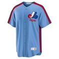 thumbnail image 2 of Men's Nike Light Blue Montreal Expos Road Cooperstown Collection Team Jersey, 2 of 3