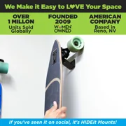 HIDEit Vstake Vertical Skateboard Wall Mount