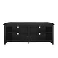 thumbnail image 5 of Walker Edison Corner TV Stand Console for TVs up to 64" - Black, 5 of 9