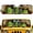 Cute Cucumber Driving, variant on XYZCANDO Funny Cow Windshield Sun Shade for 2018-2025 Jeep Wrangler JL JLU & 2020-2025 Jeep Gladiator, Reflective 310T Material Foldable Sunshade Aluminum Foil Sun Shield