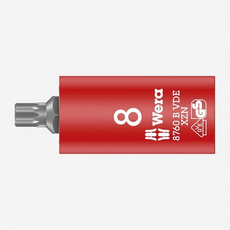 

Wera 004940 VDE XZN Bit 3/8 Drive Socket M8