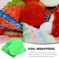 thumbnail image 4 of 200 Sheets Candy Wrappers Ornament Packing Paper Chocolate Package Paper Gift Candy Mini Candy DIY Candy Foil Wrapper, 4 of 6