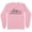 Pink, variant on Skyline Minneapolis Minnesota Long Sleeve Shirt Unisex Large White