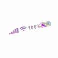 thumbnail image 1 of Typpkmm Car Vinyl Reflective Stickers with Wifi Battery Level Signal Decals, 1 of 7