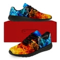 thumbnail image 3 of Uminder Mens Athletic Shoes Tiger Sneakers Black Shoes Size 6, 3 of 5