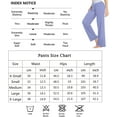 thumbnail image 6 of FREEAMG Womens Foal Comfy Drawstring Lounge Pajama Pants High-Waist Wide Leg Sleepwear Bottom, 6 of 6