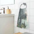 thumbnail image 3 of Yayeee 100% Cotton Hand Towels for Bathroom 16" x 28" Soft Absorbent Kitchen Towel, Watercolor Mountatin, 3 of 7