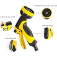 thumbnail image 5 of Odies Garden Hose Nozzle Sprayer - 10 Adjustable Watering Patterns Nozzle for Water Hose, Non-Slip Garden Spray Nozzle Hose Attachment for Car Washing, Watering Plants, Pets Showering,Lawns Cleaning, 5 of 10