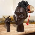 thumbnail image 3 of Black Woman Smoking Head Incense Burner,Calming Room Waterfall Decor and Unique Home Gift, 3 of 8