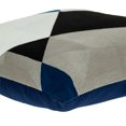 thumbnail image 5 of Nassau Collection Handcrafted Embroidered Geometric Throw Pillow - 20” - Blue and White, 5 of 6