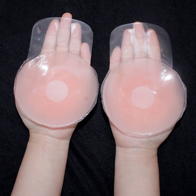 Pasta de silicona para levantar los senos, pasta invisible para levantar la parte superior de los senos, pasta anti-invisible para pezones, sujetador