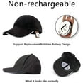 thumbnail image 3 of LED Baseball Cap,Festival Hat Party Outfit, Rechargeable Adjustable Unisex Baseball Cap for Festival Club Stage Hip-hop Performance, 3 of 7