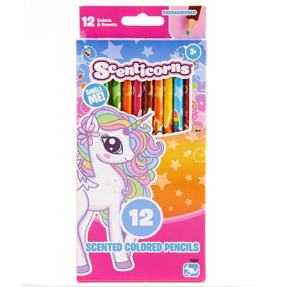 Scenticorns 12ct scented colored pencils