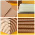 thumbnail image 5 of EUSOAR Cuaderno Kraft A6, paquete de 8, 3,9 x 5,5 pulgadas, 60 páginas, cuadernos forrados con cubierta suave, diario de viaje, cuaderno de dibujo, cuaderno de bocetos, cuadernos de notas para estudia, 5 of 5